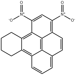 1,3-DINITRO-9,10,11,12-TETRAHYDRABENZO(E)PYRENE Struktur