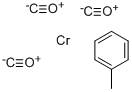 (TOLUENE)TRICARBONYLCHROMIUM Struktur