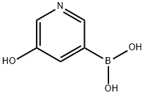 5-hydroxypridine-3-boronic acid Struktur