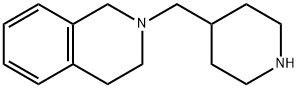 2-(piperidin-4-ylmethyl)-1,2,3,4-tetrahydroisoquinoline Struktur