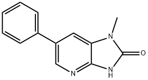 2-HYDROXY-1-METHYL-6-PHENYLIMIDAZO[4,5-B]PYRIDINE Struktur