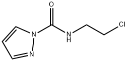 1-[(2-Chloroethyl)carbamoyl]-1H-pyrazole Struktur