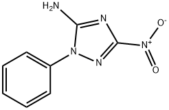 3-Nitro-1-phenyl-1H-1,2,4-triazol-5-ylamine Struktur