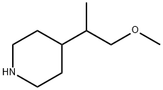 4-(2-methoxy-1-methylethyl)piperidine(SALTDATA: HCl) Struktur