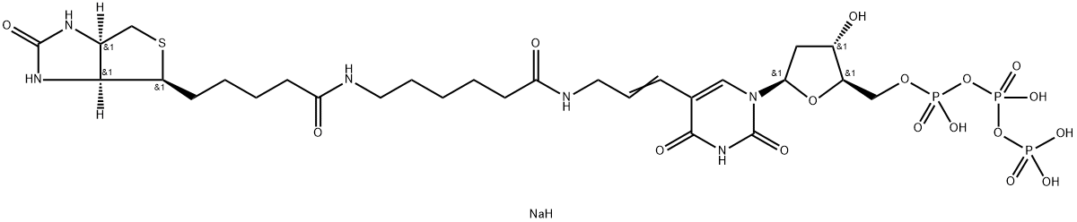 5-(N-(N-BIOTINYL-EPSILON-AMINOCAPROYL)-3 -AMINOALLY Struktur