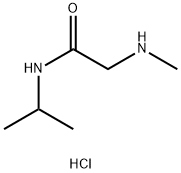 N-Isopropyl-2-(methylamino)acetamide hydrochloride Struktur