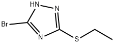 5-bromo-3-(ethylthio)-1H-1,2,4-triazole(SALTDATA: FREE) Struktur