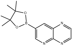 Pyrido[2,3-b]pyrazin-7-ylboronic acid pinacol ester Struktur