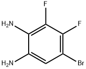 5-BroMo-3,4-difluorobenzene-1,2-diaMine Struktur