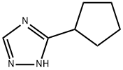 3-cyclopentyl-1H-1,2,4-triazole(SALTDATA: FREE) Struktur