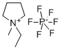 1-ETHYL-1-METHYLPYRROLIDINIUM HEXAFLUOROPHOSPHATE Struktur