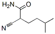 Hexanamide,  2-cyano-5-methyl- Struktur