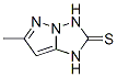 1H-Pyrazolo[1,5-b][1,2,4]triazole-2(3H)-thione,  6-methyl- Struktur