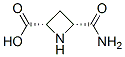 2-Azetidinecarboxylicacid,4-(aminocarbonyl)-,cis-(9CI) Struktur