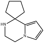 3',4'-dihydro-2'H-spiro[cyclopentane-1,1'-pyrrolo[1,2-a]pyrazine](SALTDATA: FREE) Struktur