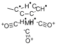 Methylcyclopentadienyl manganese tricarbonyl Struktur