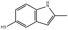 2-Methyl-1H-indole-5-thiol Struktur