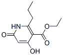 1,6-Dihydro-4-hydroxy-6-oxo-2-propylnicotinic acid ethyl ester Struktur