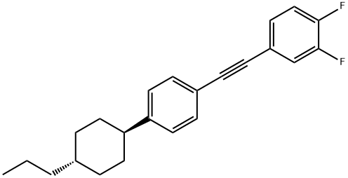 1-[(3,4-Difluorophenyl)ethynyl]-4-propylbenzene Struktur