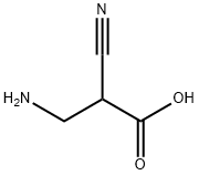 3-Amino-2-cyanopropionic acid Struktur