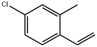 Benzene, 4-chloro-1-ethenyl-2-methyl- Struktur