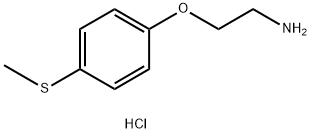 {2-[4-(methylthio)phenoxy]ethyl}amine hydrochloride Struktur