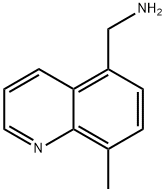 1-(8-methylquinolin-5-yl)methanamine(SALTDATA: FREE) Struktur