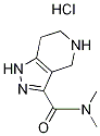 N,N-Dimethyl-4,5,6,7-tetrahydro-1H-pyrazolo-[4,3-c]pyridine-3-carboxamide hydrochloride Struktur