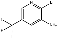 2-Bromo-5-(trifluoromethyl)-3-pyridinamine Struktur