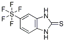 5-Pentafluorosulfanyl-1H-benzo[d]imidazole-2(3H)-thione Struktur