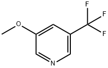 3-Methoxy-5-(trifluoromethyl)pyridine Struktur