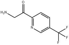 2-aMino-1-(5-(trifluoroMethyl)pyridin-2-yl)ethanone Struktur