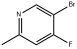 5-BroMo-4-Fluoro-2-Methylpyridine Struktur