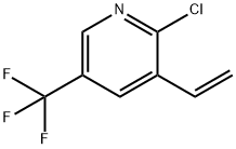 2-chloro-5-(trifluoroMethyl)-3-vinylpyridine Struktur