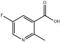 5-Fluoro-2-Methyl-nicotinic acid Struktur