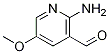 2-aMino-5-Methoxynicotinaldehyde Struktur