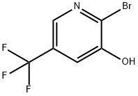 2-Bromo-3-hydroxy-5-trifluoromethylpyridine Struktur