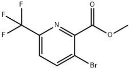 Methyl 3-bromo-6-(trifluoromethyl)picolinate Struktur