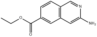 ethyl 3-aMinoisoquinoline-6-carboxylate Struktur