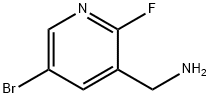 3-Aminomethyl-5-bromo-2-fluoropyridine Struktur