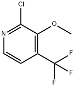 2-Chloro-3-methoxy-4-(trifluoromethyl)pyridine Struktur