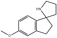 5-methoxy-2,3-dihydrospiro[indene-1,2'-pyrrolidine] Struktur