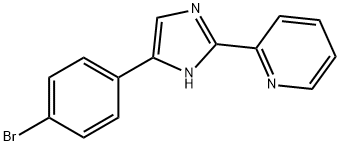 2-(4-(4-bromophenyl)-1H-imidazol-2-yl)pyridine Struktur