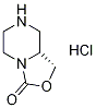 (R)-Hexahydro-oxazolo[3,4-a]pyrazin-3-one hydrochloride Struktur