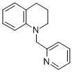 QUINOLINE, 1,2,3,4-TETRAHYDRO-1-(2-PYRIDINYLMETHYL)- Struktur