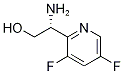 (R)-2-Amino-2-(3,5-difluoropyridin-2-yl)ethanol Struktur