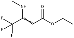 ETHYL 3-METHYLAMINO-4,4,4-TRIFLUOROCROTONATE Struktur