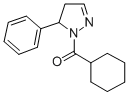 1-Cyclohexylcarbonyl-5-phenyl-2-pyrazoline Struktur