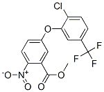 5-[2-Chloro-5-(trifluoromethyl)phenoxy]-2-nitrobenzoic acid methyl ester Struktur