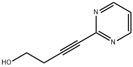 3-Butyn-1-ol, 4-(2-pyrimidinyl)- (9CI) Struktur